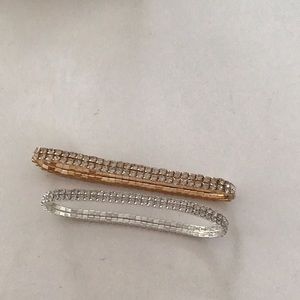Gold and silver anklet bracelets chose gold or silver or both